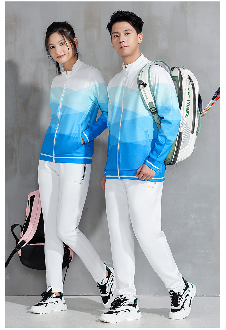 Chinese team sports badminton uniform stand collar zipper jacket GM2-6820 jacket