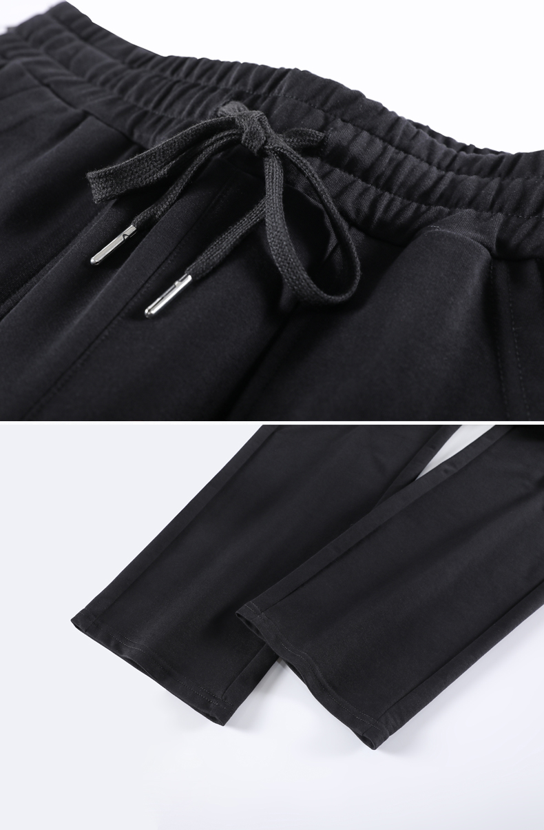 Autumn and winter large pockets with drawstring wide-leg casual pants for women G32-CR876