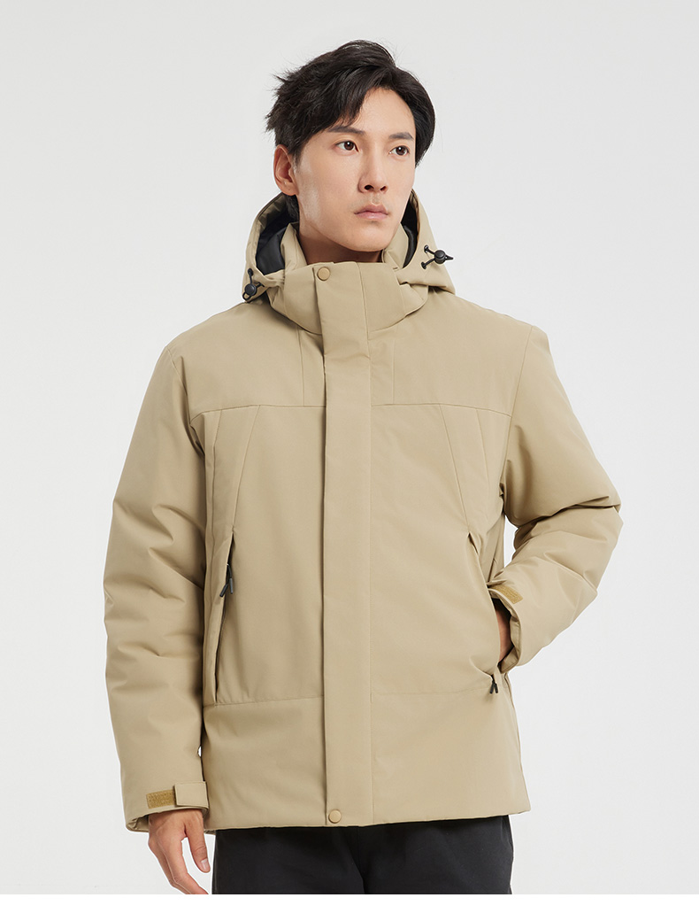 Autumn and winter couple outdoor windproof warm graphene men and women thick cotton coat KO-1999