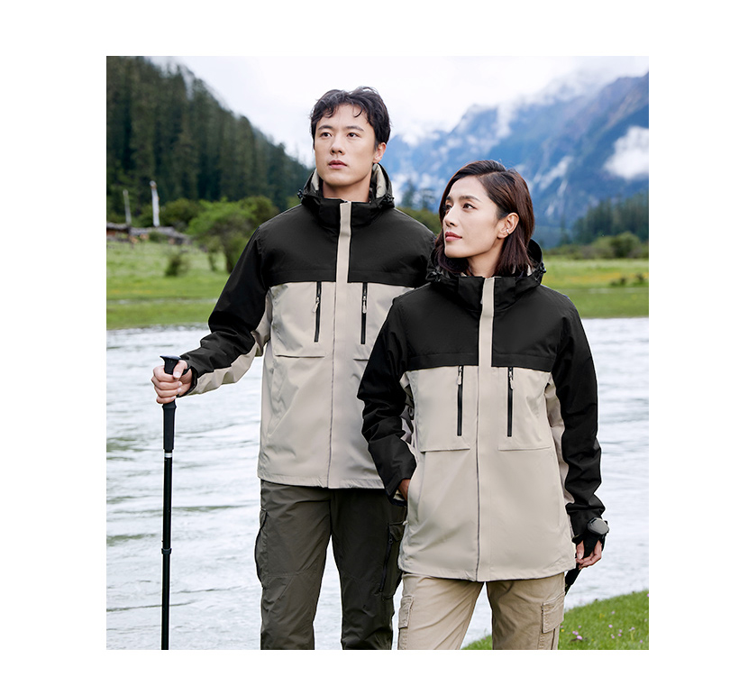 Warm velvet 3-in-1 jacket for couples S02-8815