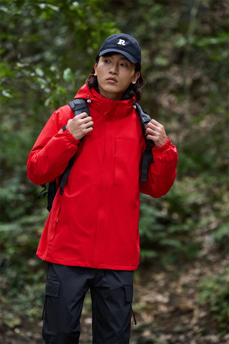 Outdoor windproof and waterproof Arctic fleece liner three-in-one jacket ZT1-9530