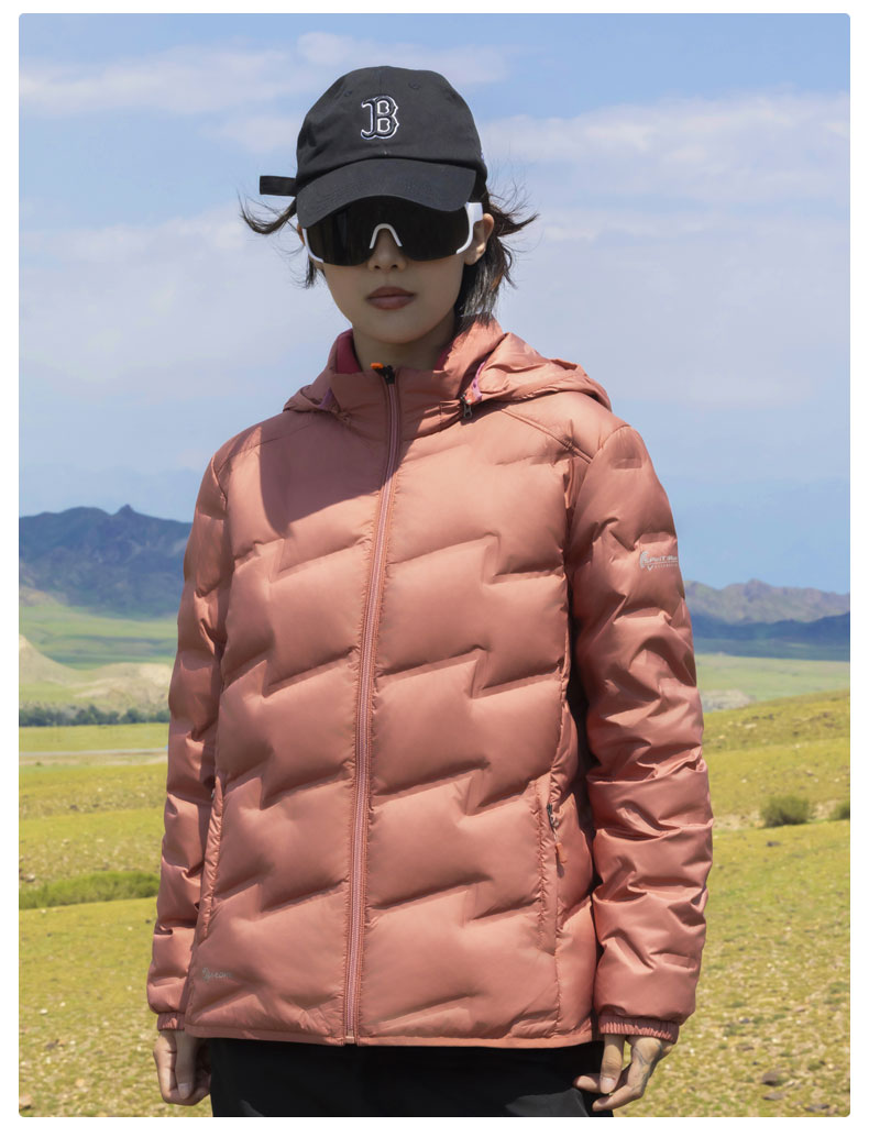 Pure color couple light down jacket H09-79811A