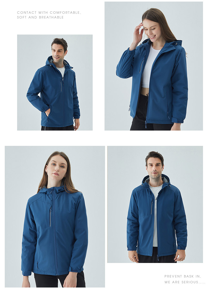 Couple warm fleece jacket for men and women M05-04011