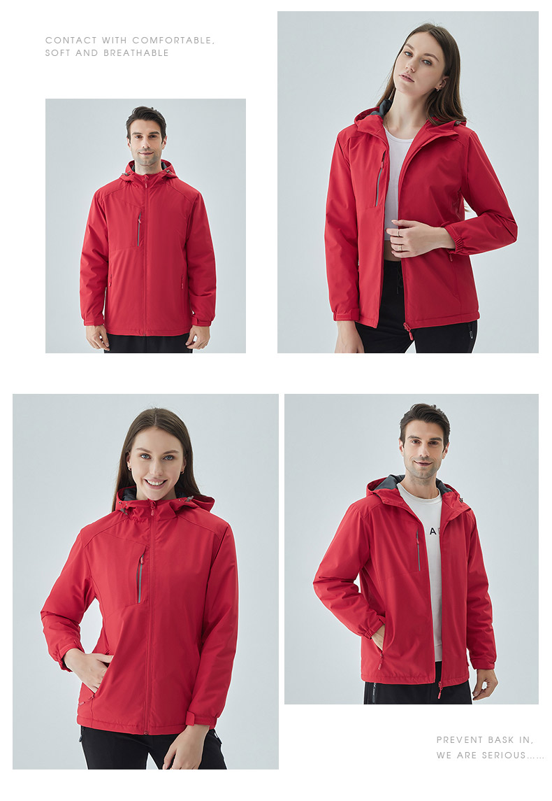 Couple warm fleece jacket for men and women M05-04011