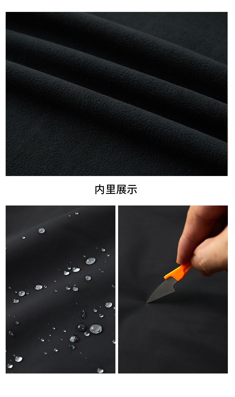 Color matching YKK zipper hot glue three-in-one jacket with detachable down liner ZT1-9022 down model