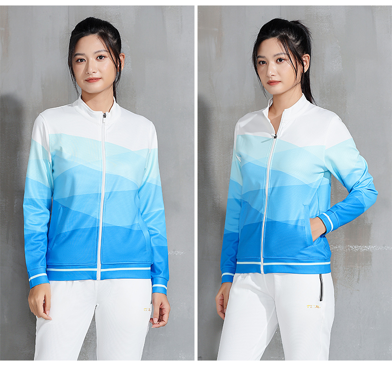 Chinese team sports badminton uniform stand collar zipper jacket GM2-6820 jacket