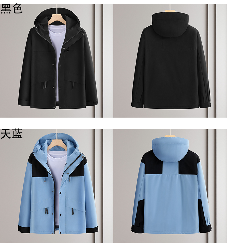 Autumn and winter outdoor silver fox fleece jacket for couples L04-2318