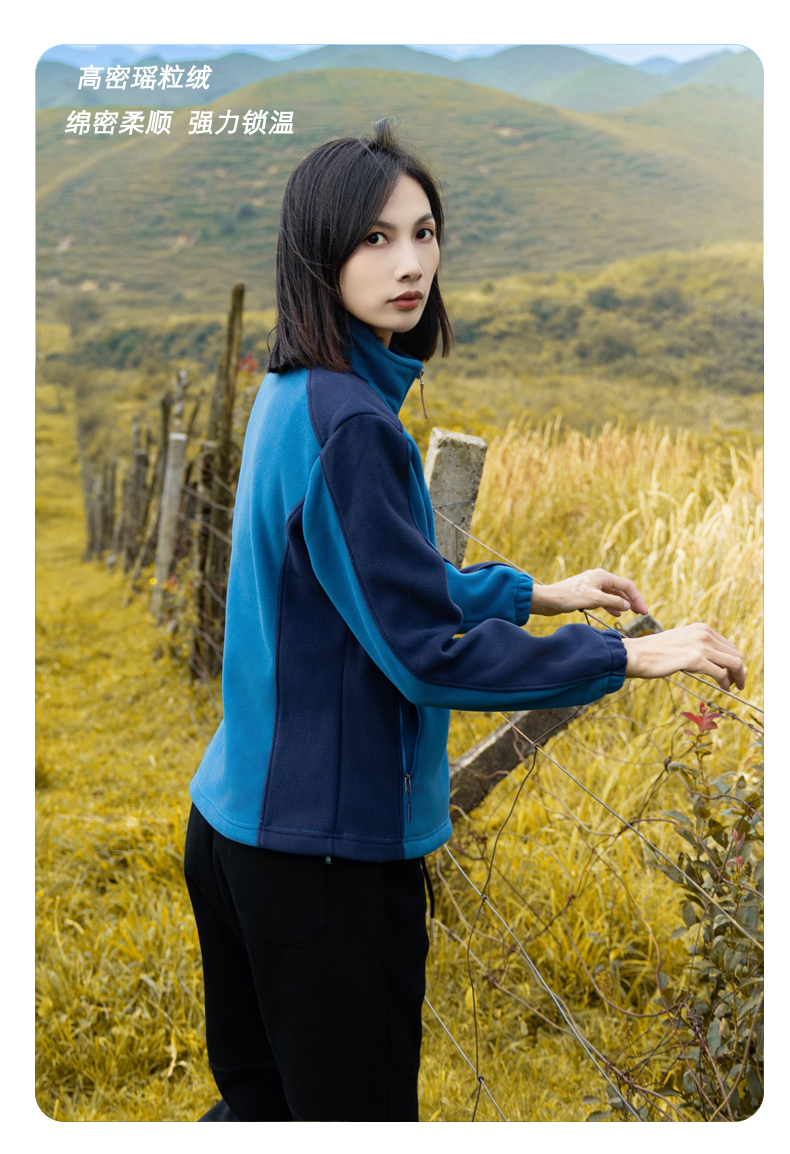 High-density polar fleece jacket for women KG2-3536