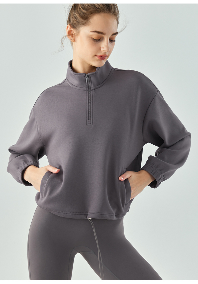 320g loose slim yoga sportswear long sleeve Z07-DSL675