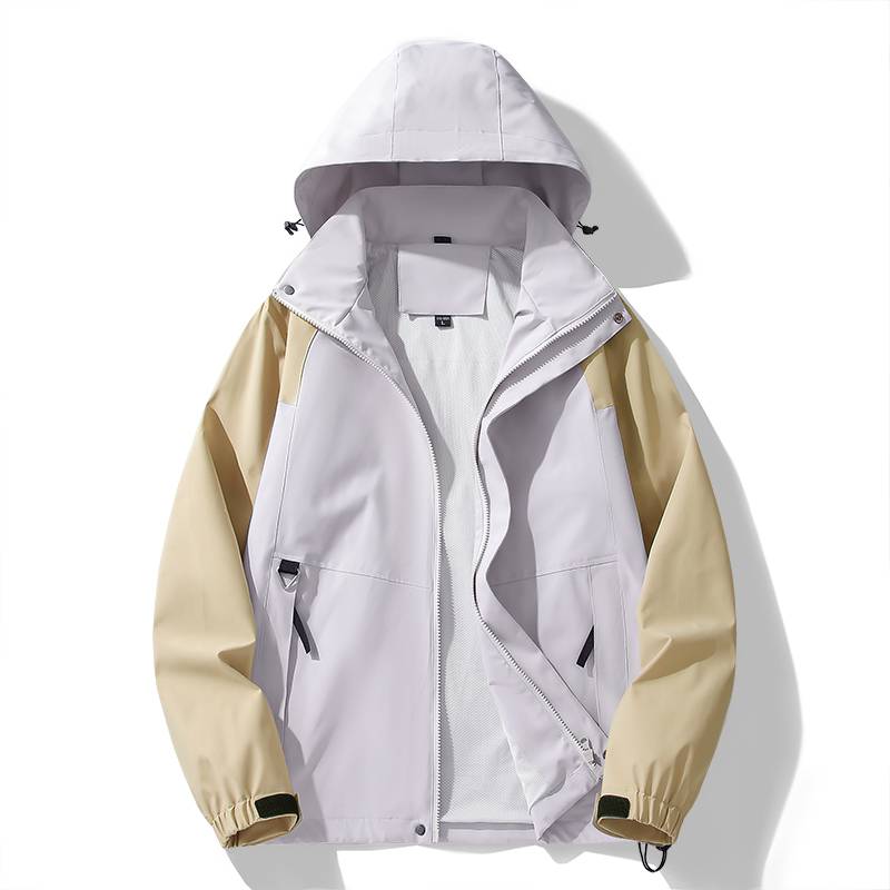 Outdoor leisure single layer detachable hood jacket KH2-8002