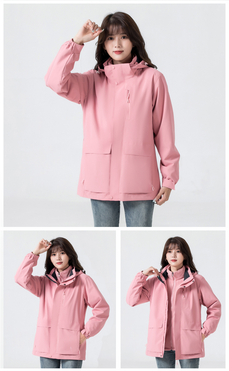 Couples three-in-one polar fleece liner jacket for women Z19-2208