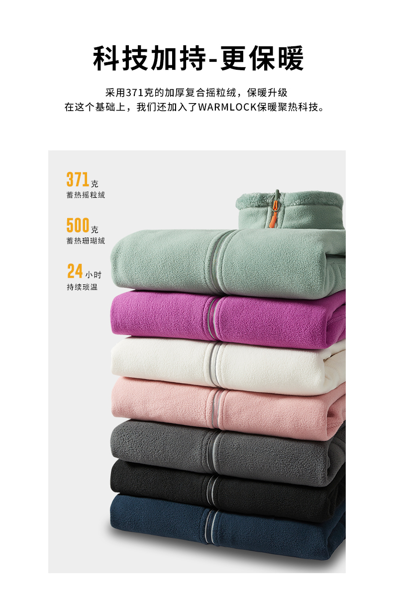 Upgraded version of double-sided fleece jacket for men H09-K1009A