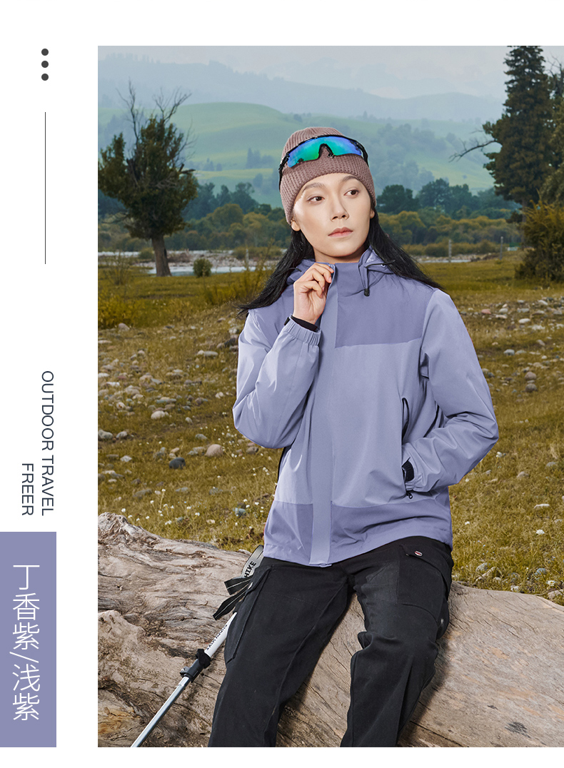 Graphene heat-collecting lotus leaf water-repellent jacket with cotton and one-piece jacket for women H09-LW79660