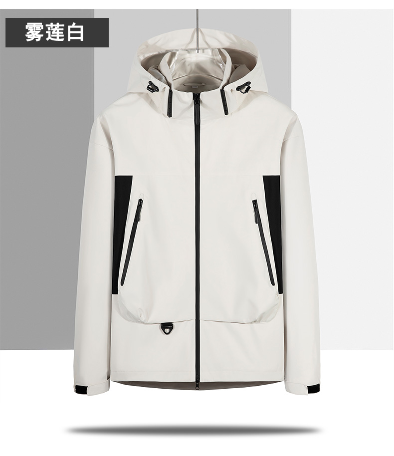 Detachable hooded single-layer jacket KL2-24909