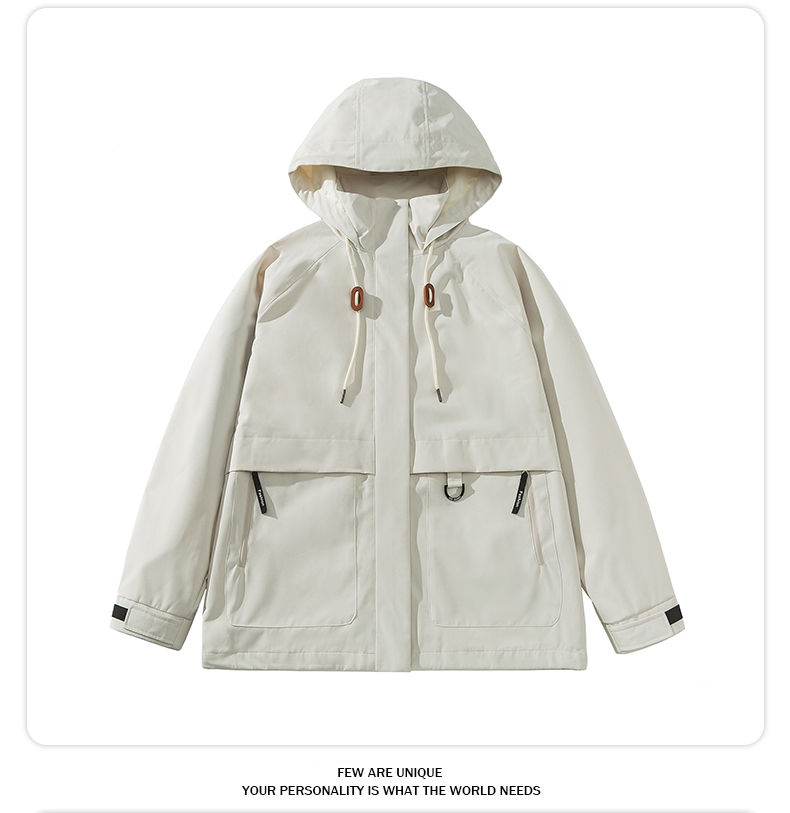 Outdoor hooded single-layer jacket KE-963518