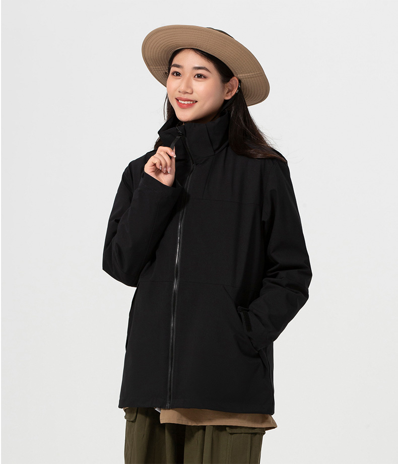 Down liner color matching three-in-one detachable jacket general style M03-C05Y