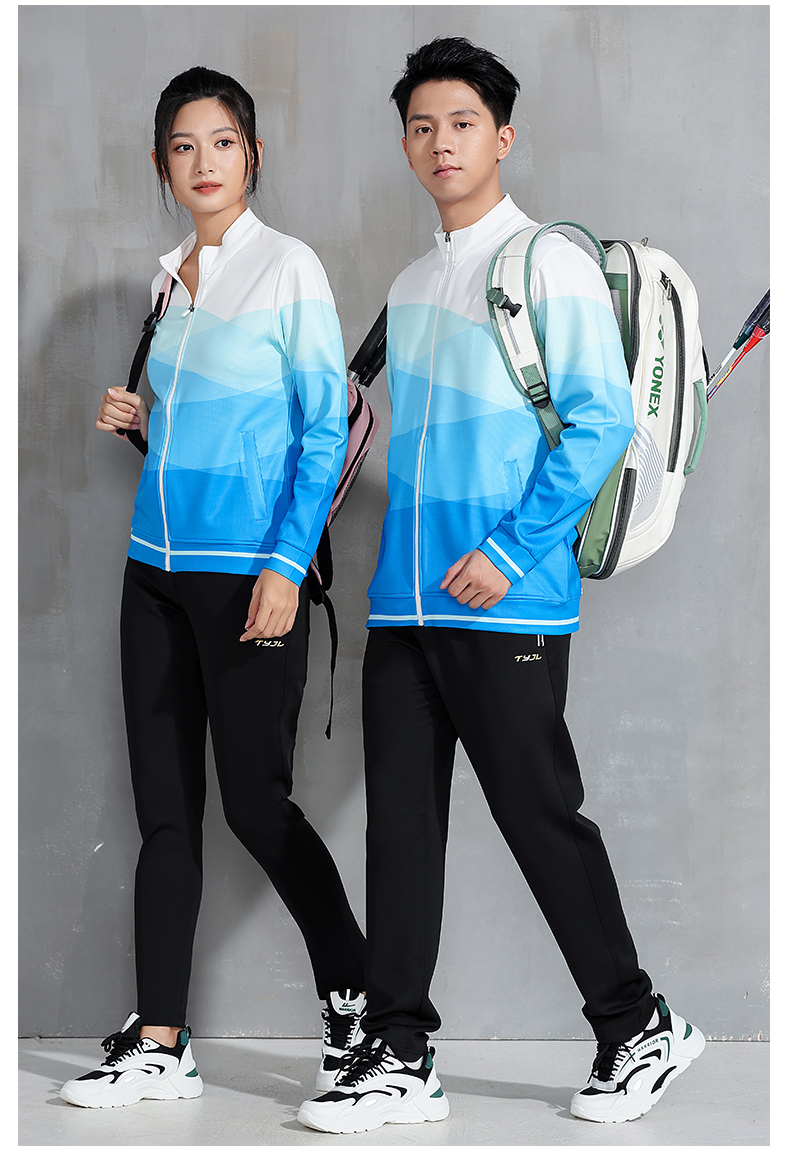 Chinese team sports badminton uniform stand collar zipper jacket GM2-6820 jacket