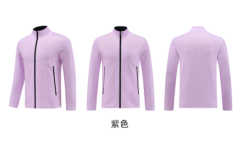 Outdoor sports leisure solid color zipper jacket couple models 110-947