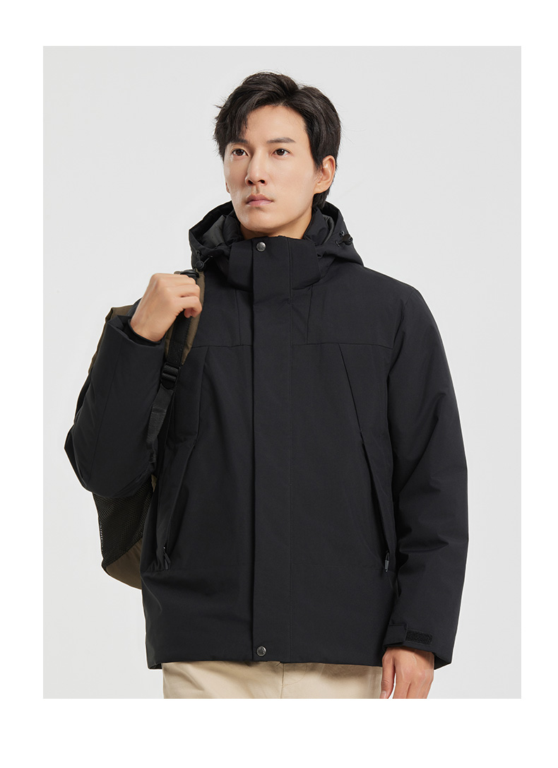 Autumn and winter couple outdoor windproof warm graphene men and women thick cotton coat KO-1999