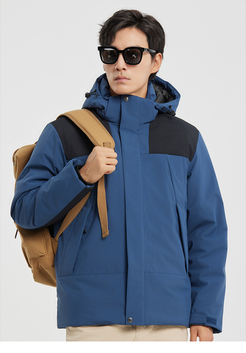 Autumn and winter couple outdoor windproof warm graphene men and women thick cotton coat KO-1999