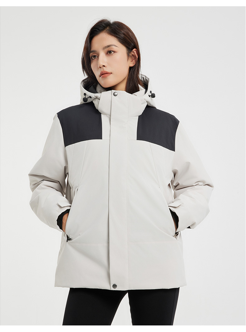 Autumn and winter couple outdoor windproof warm graphene men and women thick cotton coat KO-1999