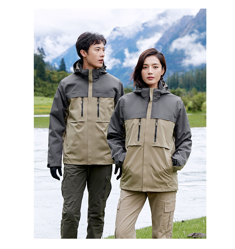 Warm velvet 3-in-1 jacket for couples S02-8815