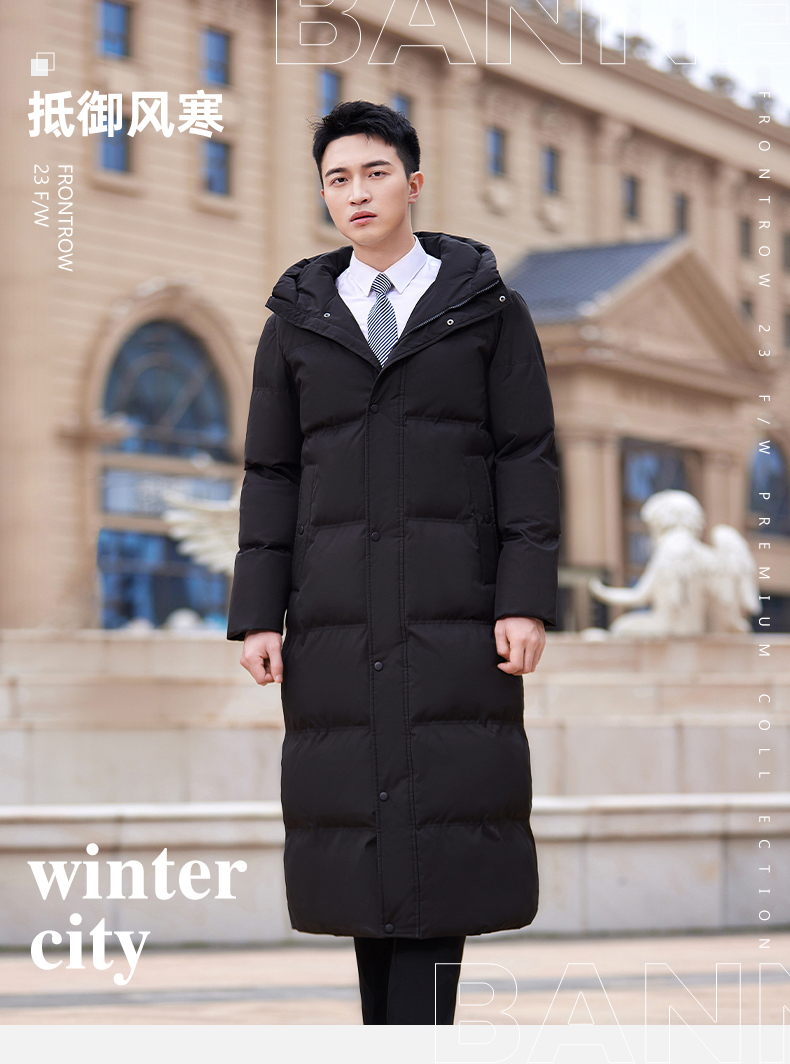 Autumn and winter warm down coat long men style DY7-2327A men style