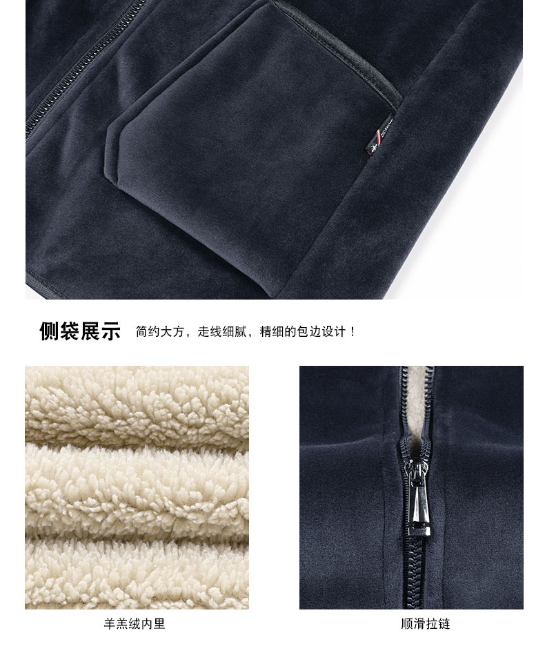 Soft silver fox fleece lamb fleece for men and women to wear plus size cotton vest KD2-MJ669