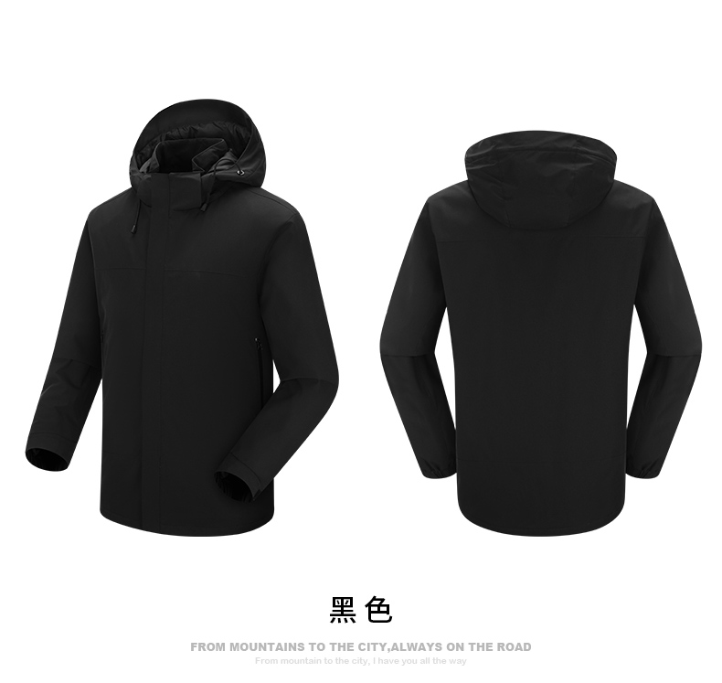 Graphene heat-collecting lotus leaf water-repellent jacket with cotton and one-piece jacket for men H09-LW79659