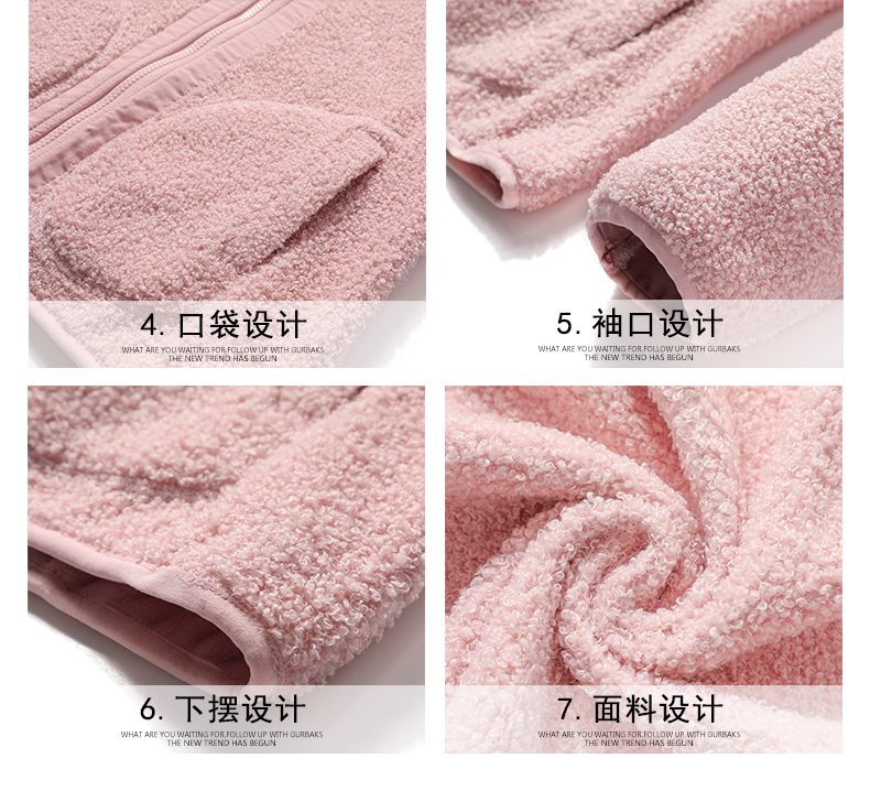 Outdoor sports windproof cold autumn and winter couple Teddy fleece fleece jacket KO-92066