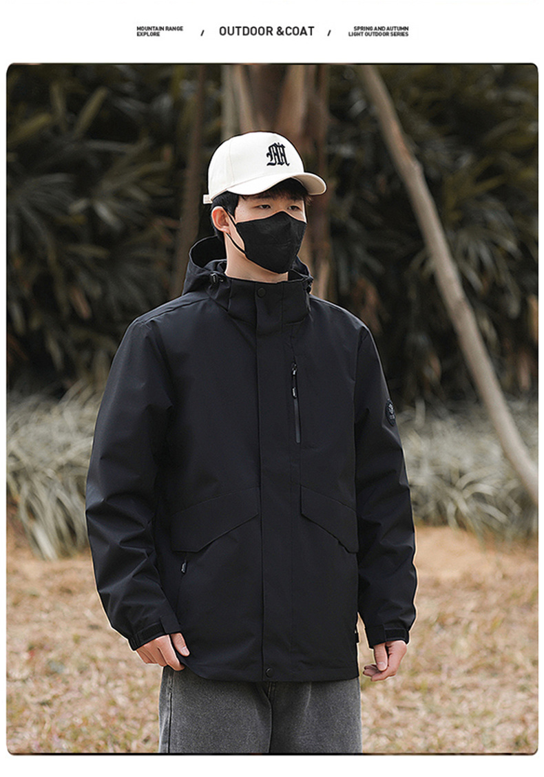 Couple outdoor windproof and waterproof jacket KT-88888A