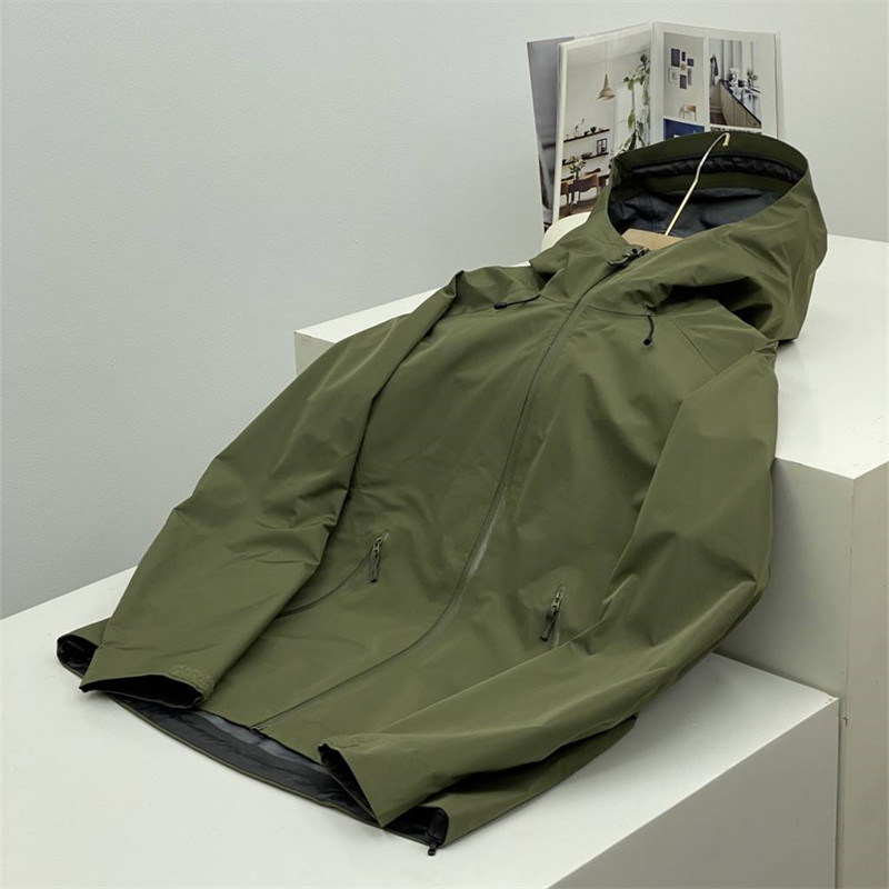 Outdoor waterproof and windproof single-layer hooded jacket T02-LT single coat