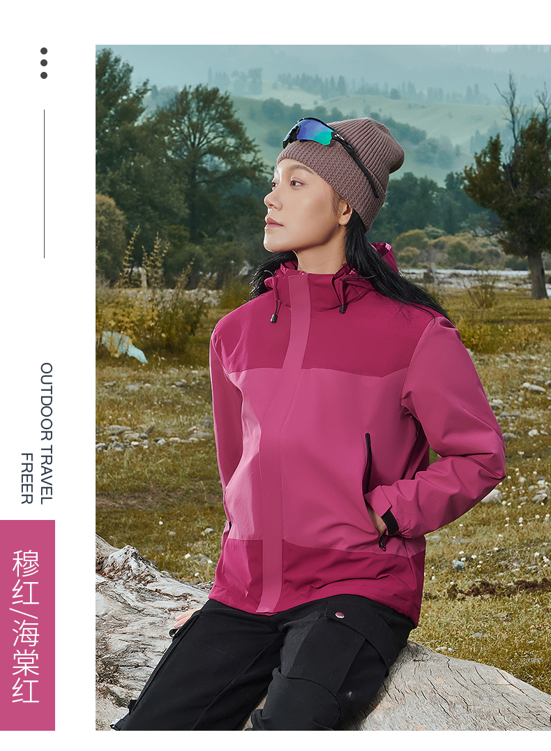 Graphene heat-collecting lotus leaf water-repellent jacket with cotton and one-piece jacket for women H09-LW79660