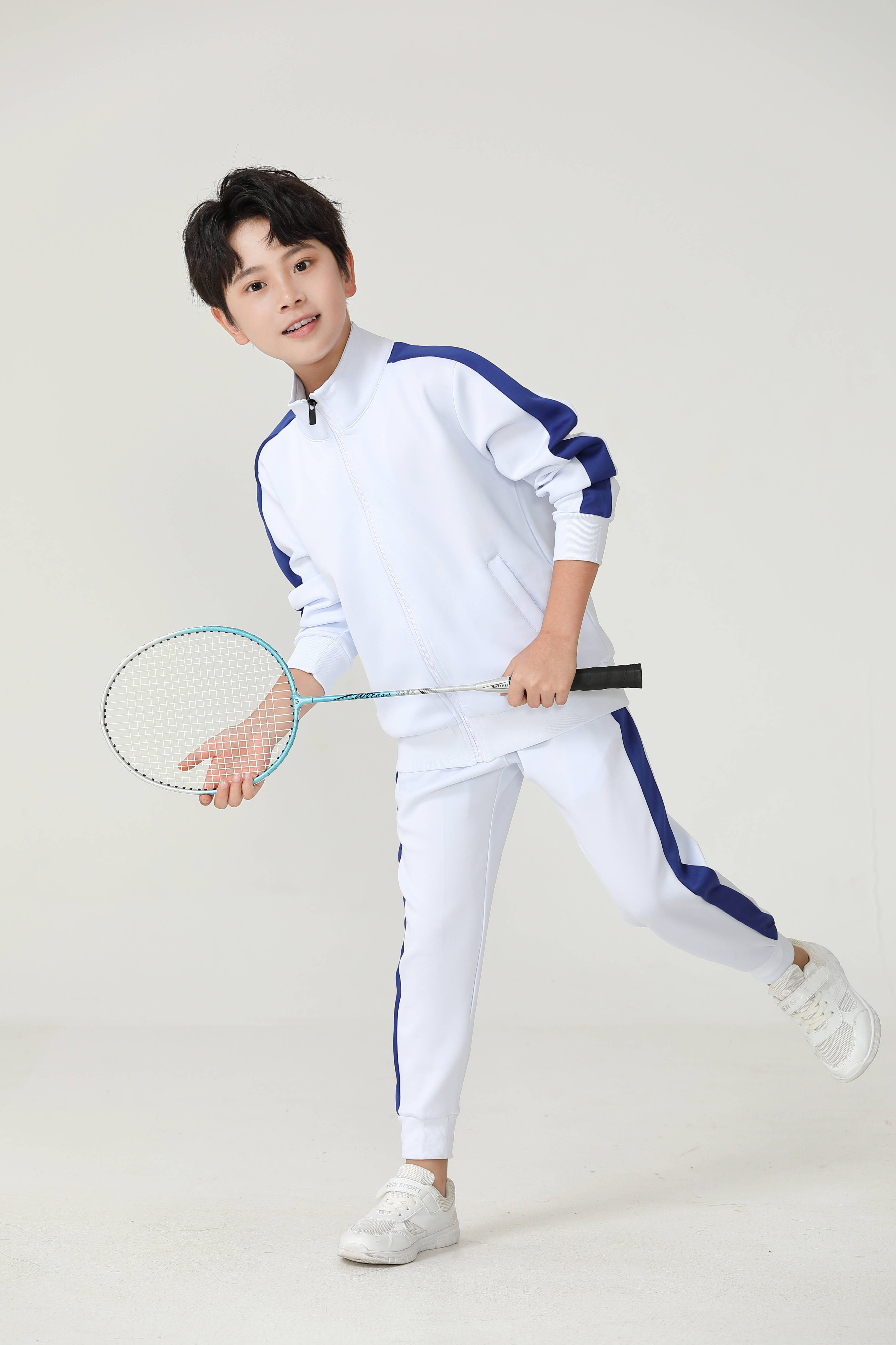 Healthy fabric side color-blocked children sports trousers G19-2004 children style