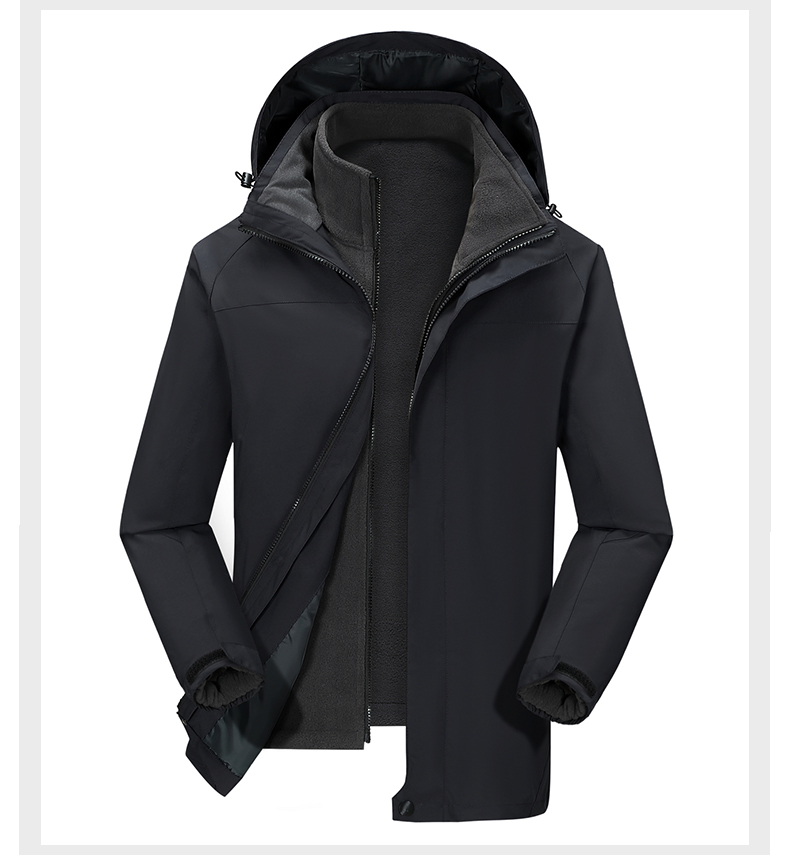 1400g clear mechanical elastic detachable hood plus velvet liner warm three-in-one assault jacket general model GT3-9028