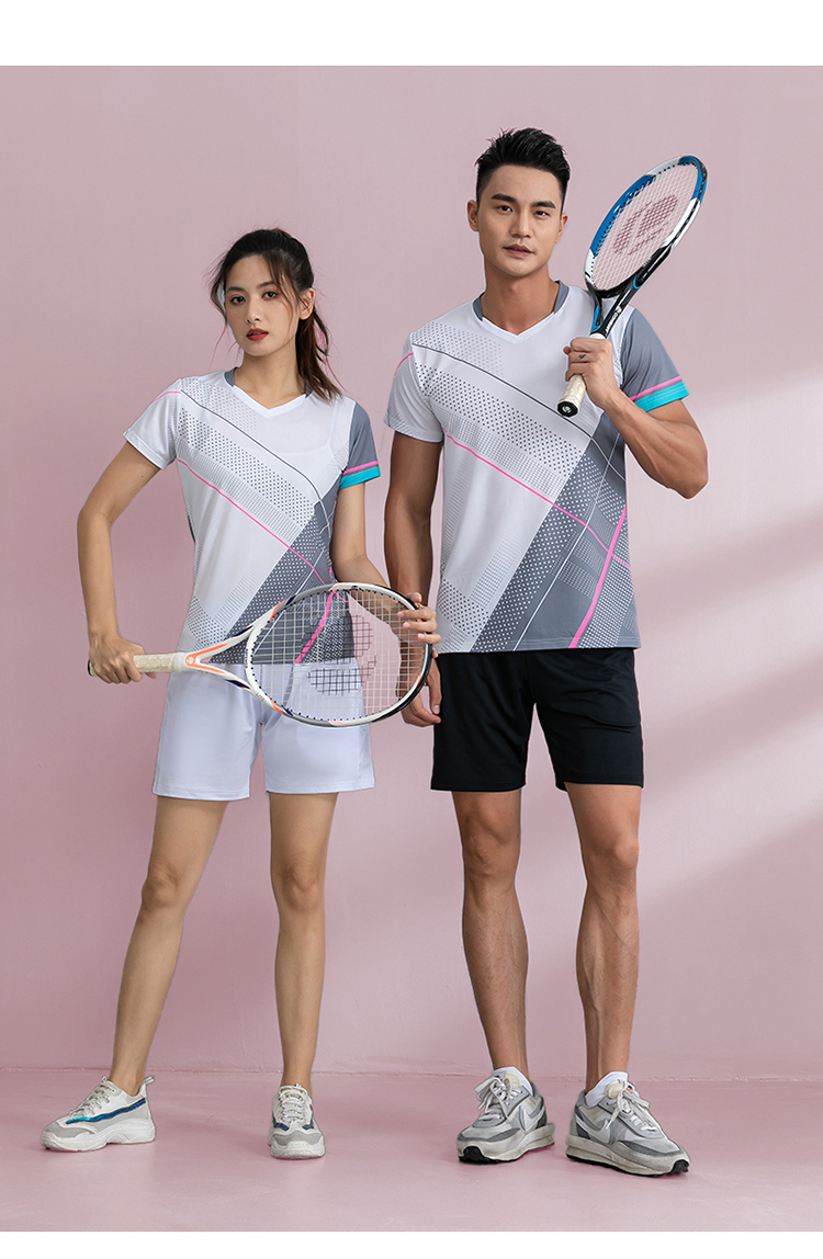 Table tennis, badminton, tennis and volleyball short-sleeved competition training suit GR8-1257 men