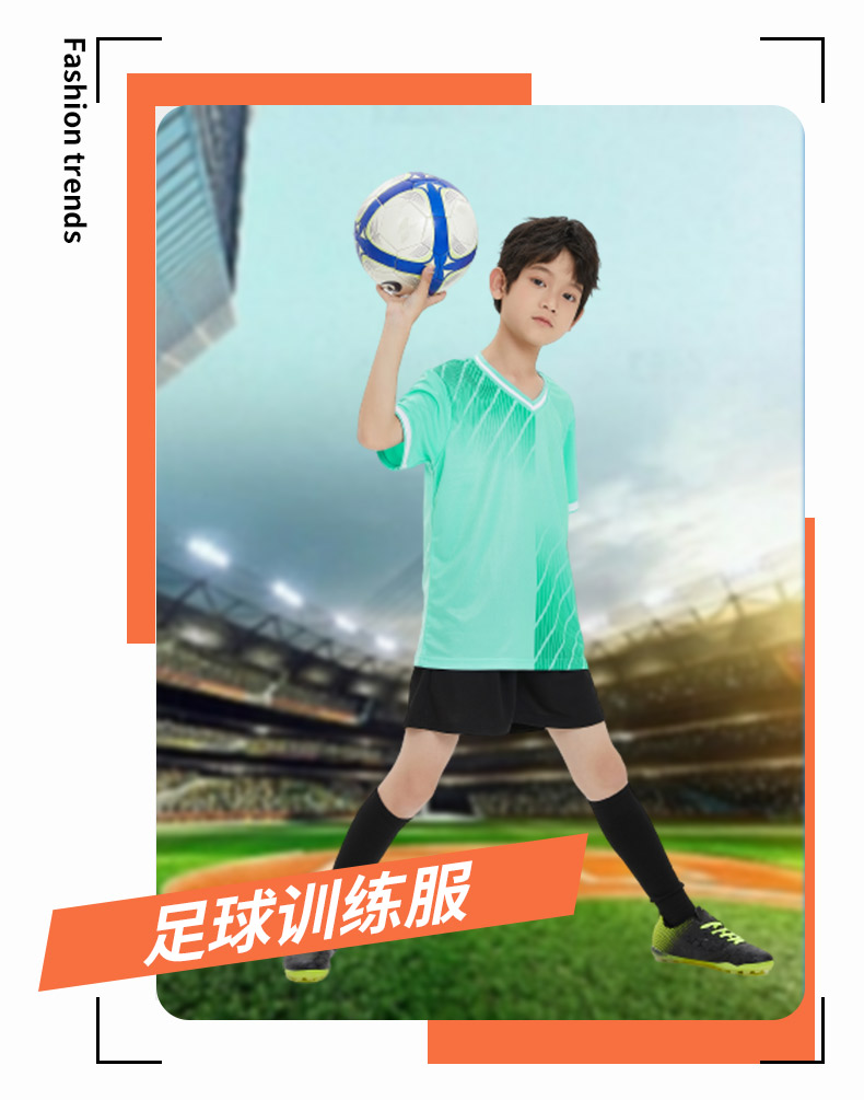 Children comfortable sports football uniform training suit GR4-D8857 children clothing