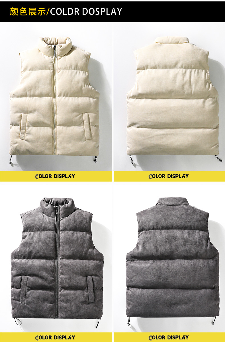 Autumn and winter warm and cold-proof thick vest KD3-41-MJ-K801