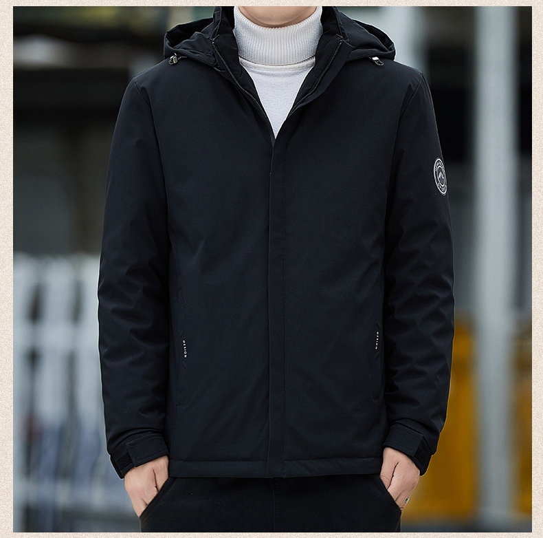 Winter warm white duck down jacket KR-2512