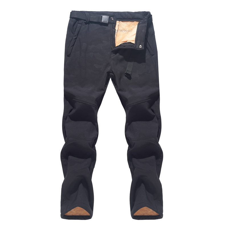 Warm and thickened lambskin pants T03-C228