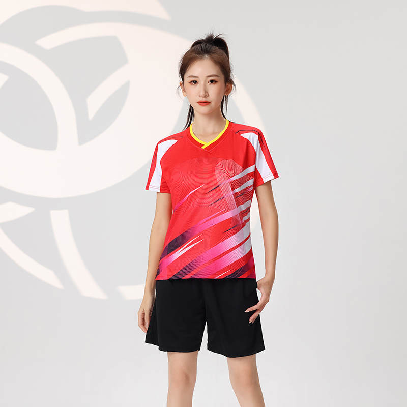 Quick-drying badminton competition suit women short-sleeved top GB7-372 women