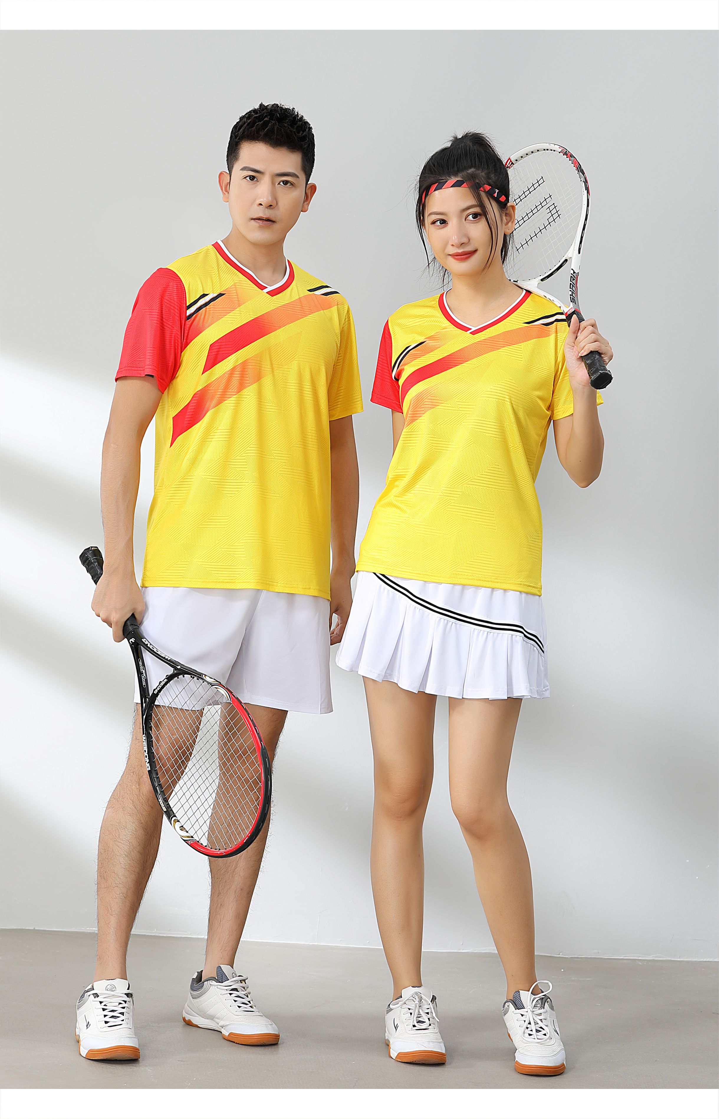 Badminton comfortable sports training suit short-sleeved single top 120-1889 women