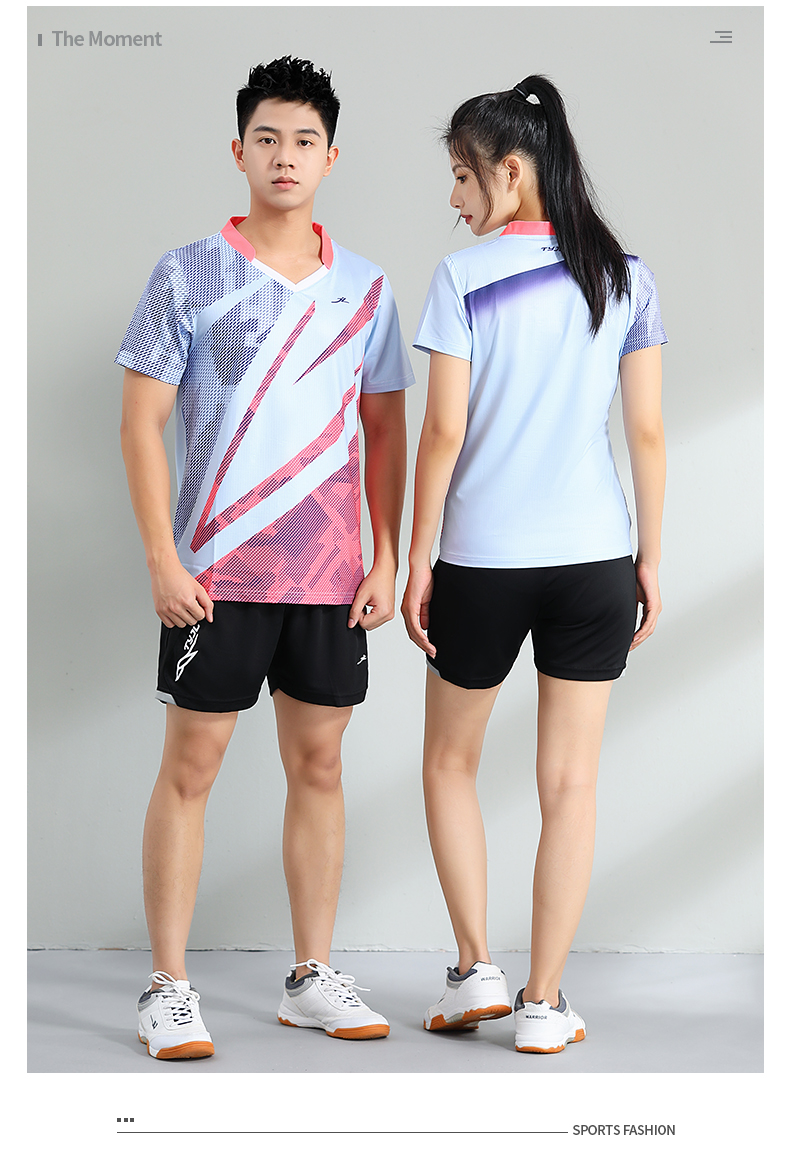 Badminton clothing breathable sports competition top GM2-3052 men