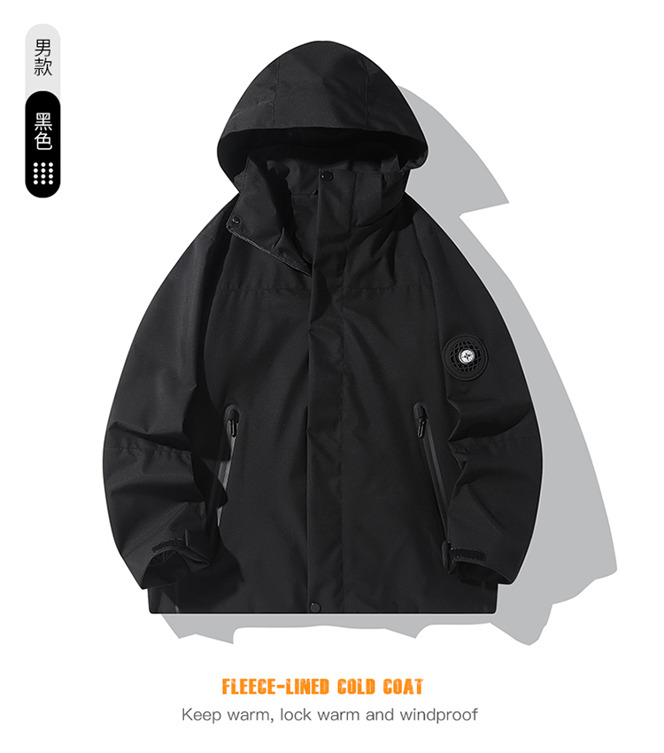 Colorblock couple waterproof and anti-fouling single-layer jacket KD-2569 single-layer men