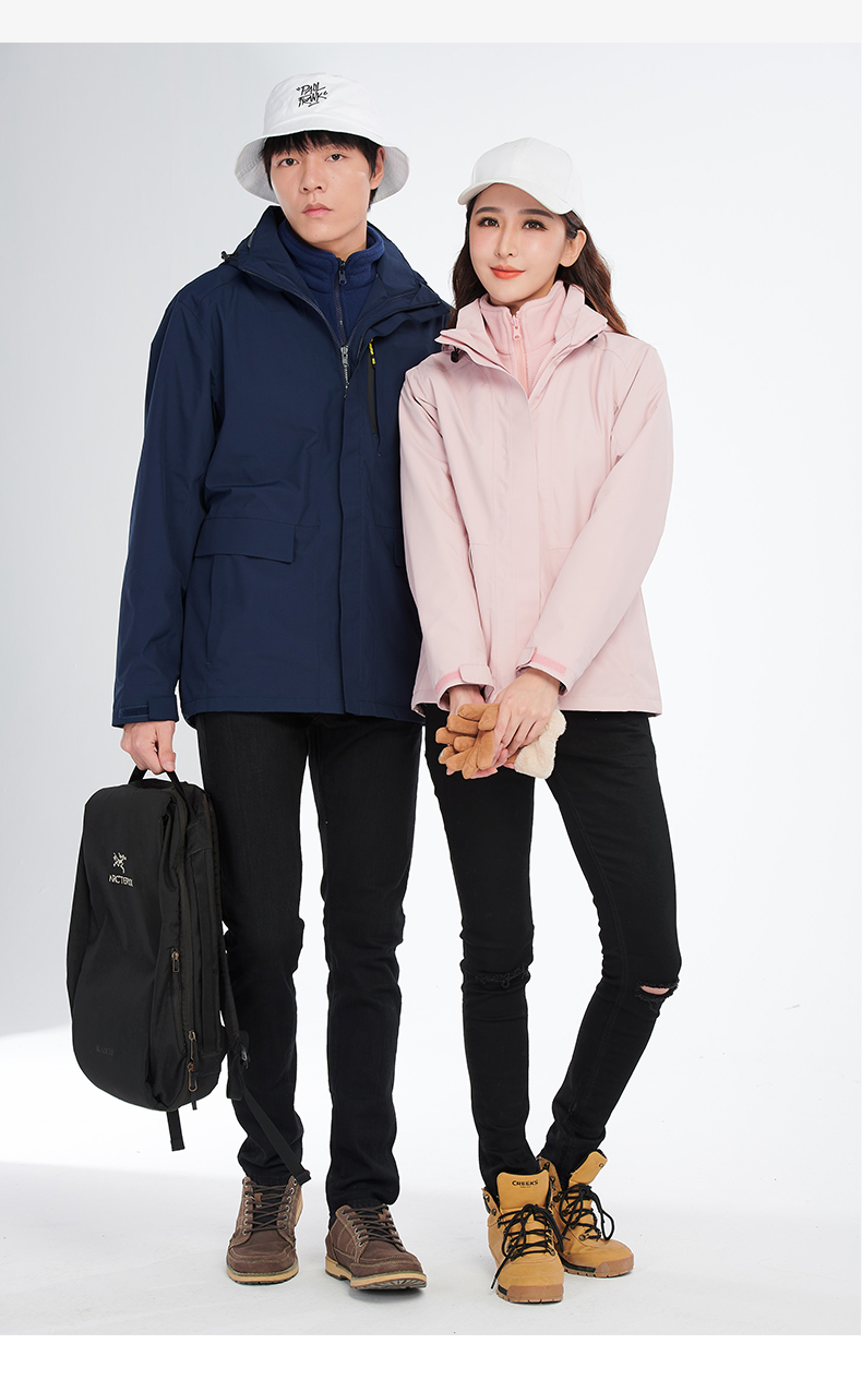 Outdoor multifunctional three-in-one jacket for couples Z05-12805