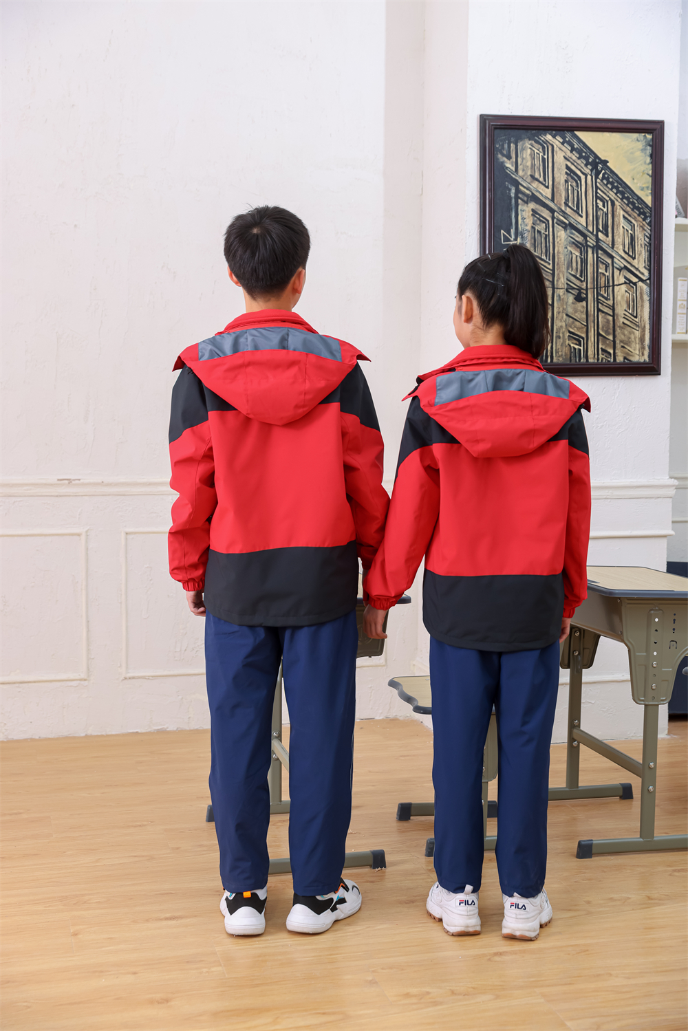 280g Eton same style three-wear campus uniform jacket T02-XF09