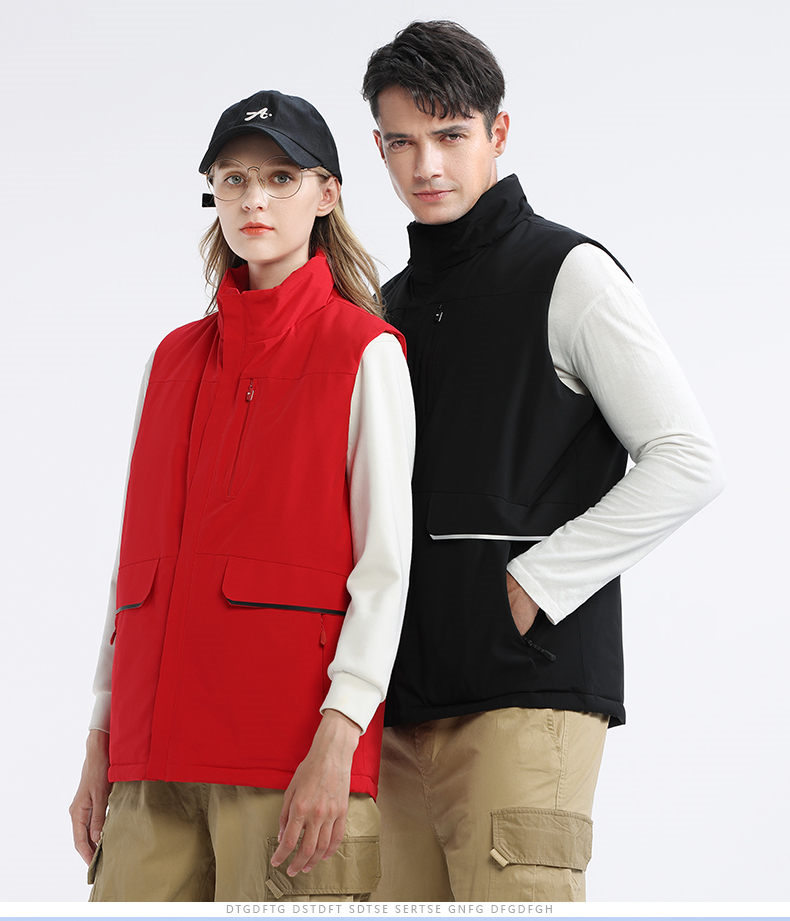 Fashionable thick down cotton vest warm vest YZ01-7001