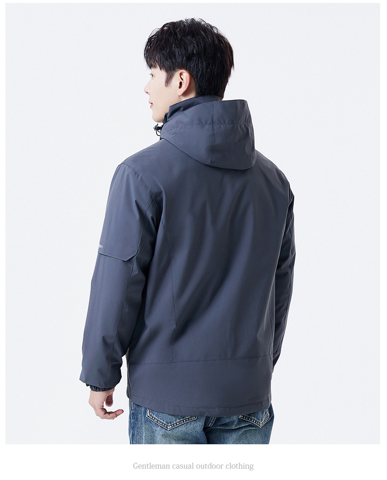 Thick and warm couple three-in-one jacket KH-5158 men