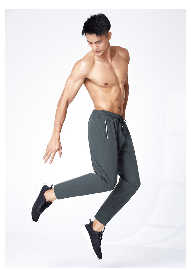 Comfortable quick-drying sports pants with cuffs 176-A2302