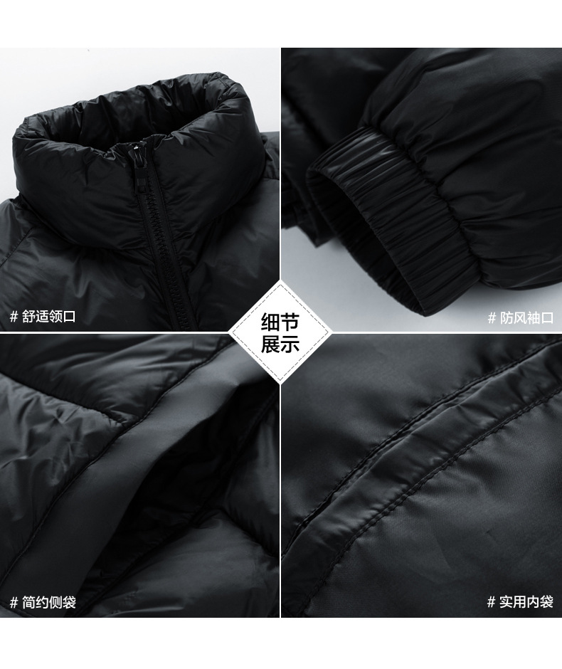 Autumn and winter polyester anti-drilling cotton filling cotton zipper warm jacket KD3-9687